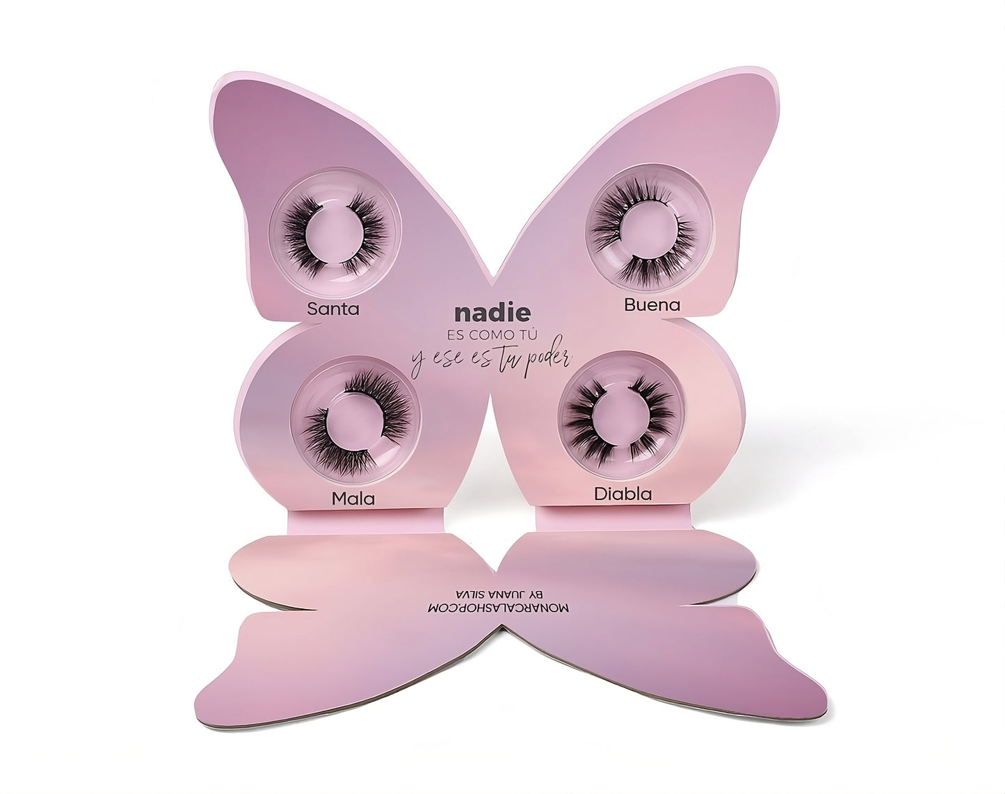 Monarca Butterfly By Juana Silva | Bundle 4 Lashes pack Wear up to 25 Times