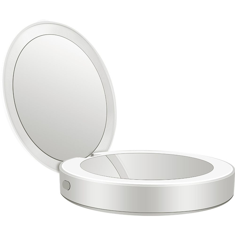 Makeup Led Mirror Compact Rechargeable With Power Bank