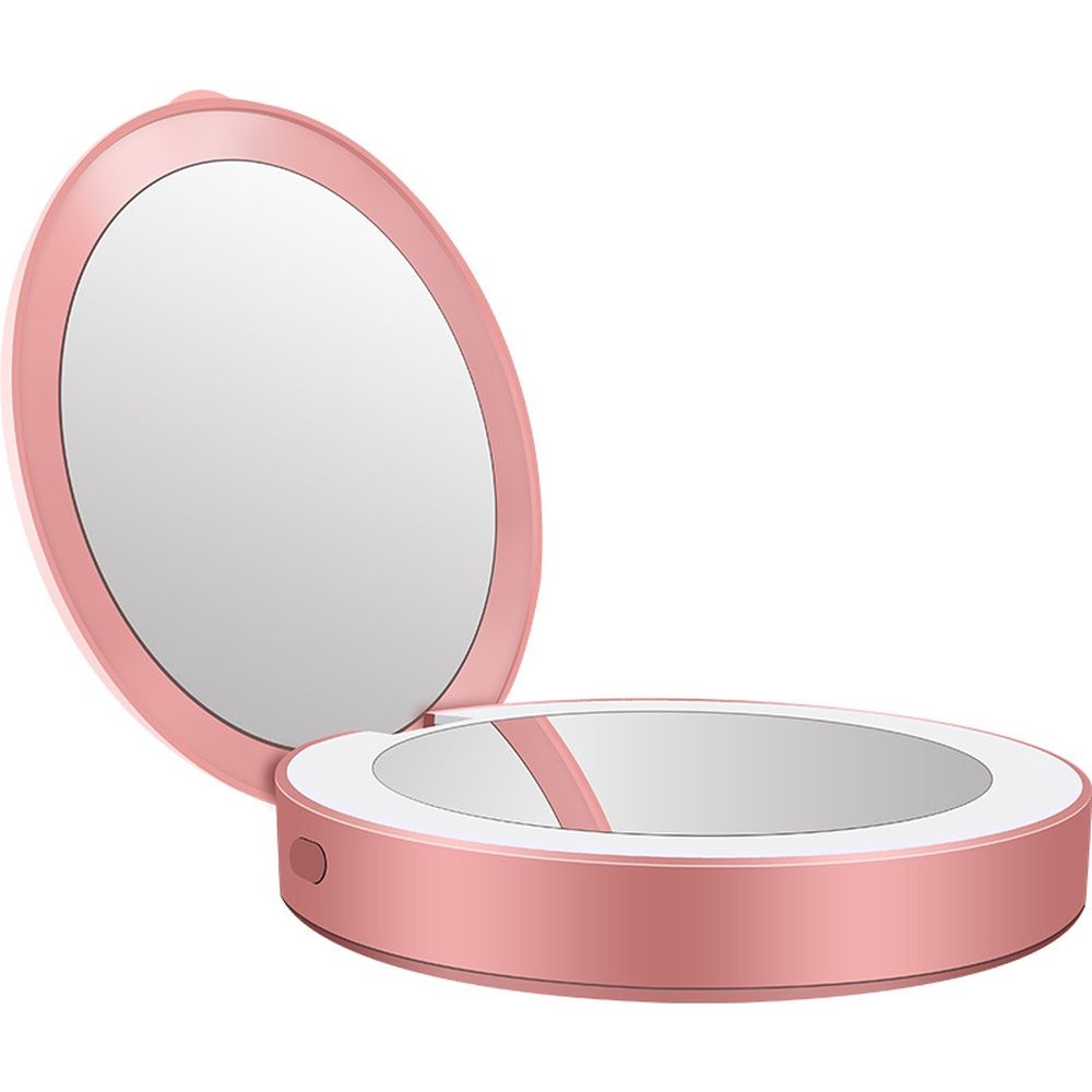 Makeup Led Mirror Compact Rechargeable With Power Bank